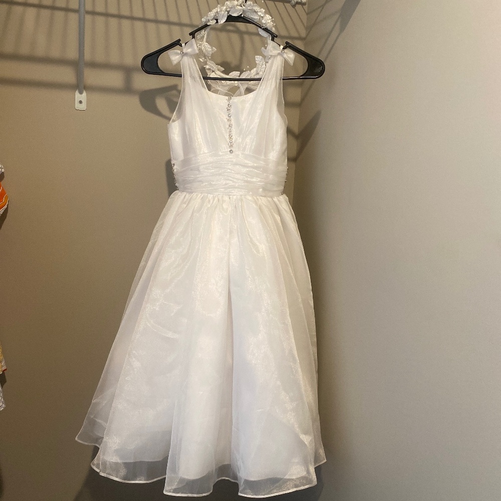NWT SWEETIE PIE flower girl or communion dress white